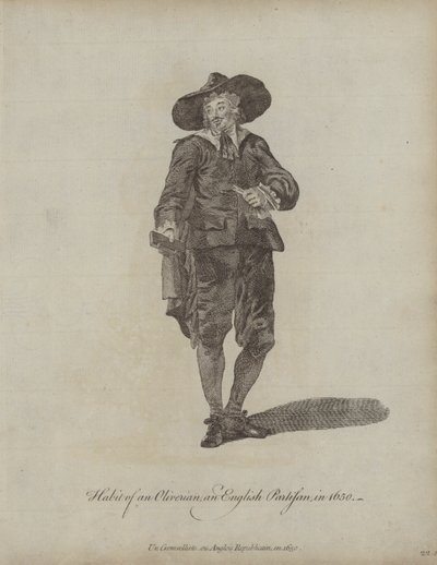 Habit of an Oliverian and English Partisan in 1650 by English School